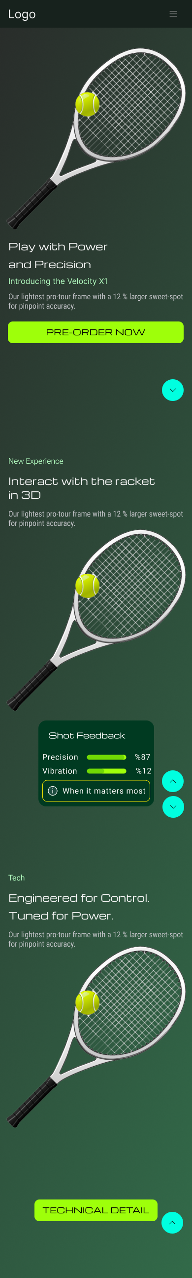 Mid-fi mobile layout